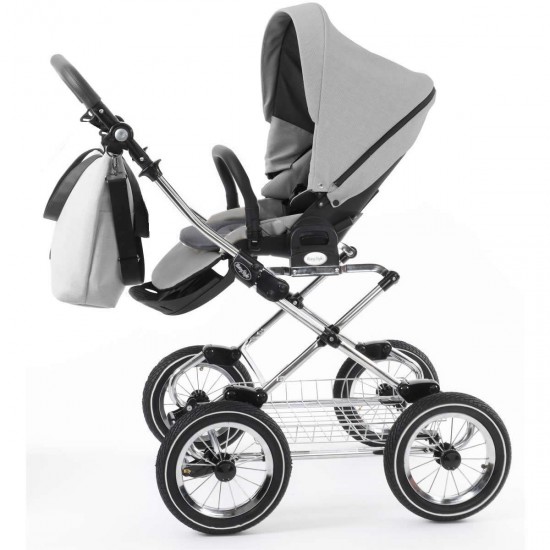 Babystyle Prestige Vogue Classic 2 in 1 Pram Flint